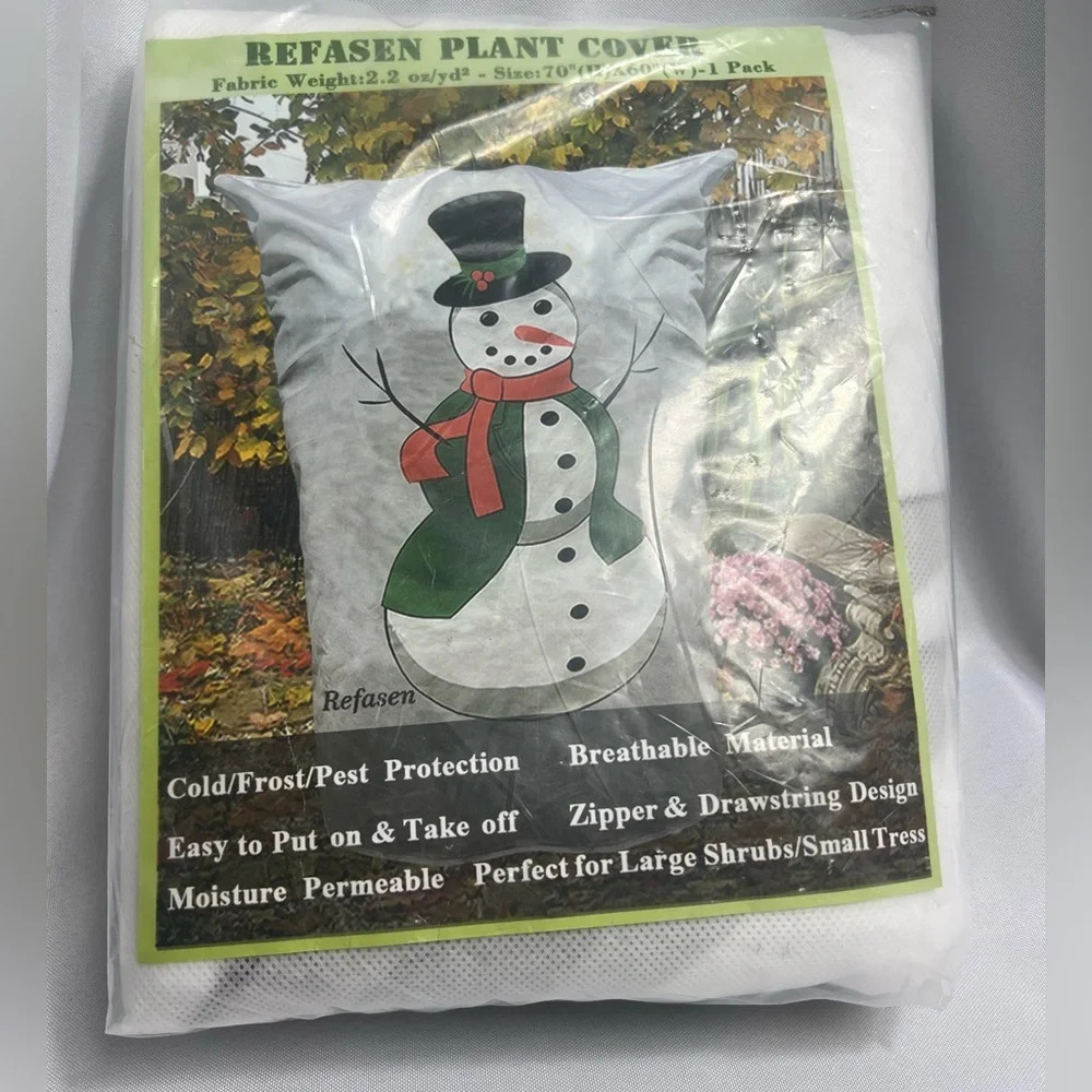 Refasen Plant Covers Freeze Protection, 70"H X60"W Brand New In Packaging